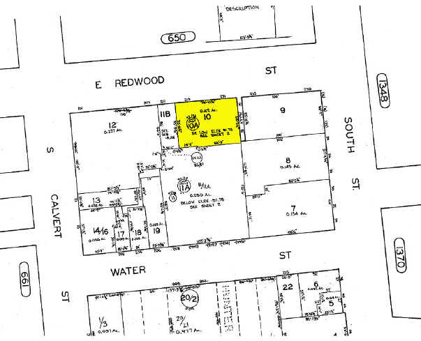 225-231 E Redwood St, Baltimore, MD à louer - Plan cadastral – Image 2 sur 35