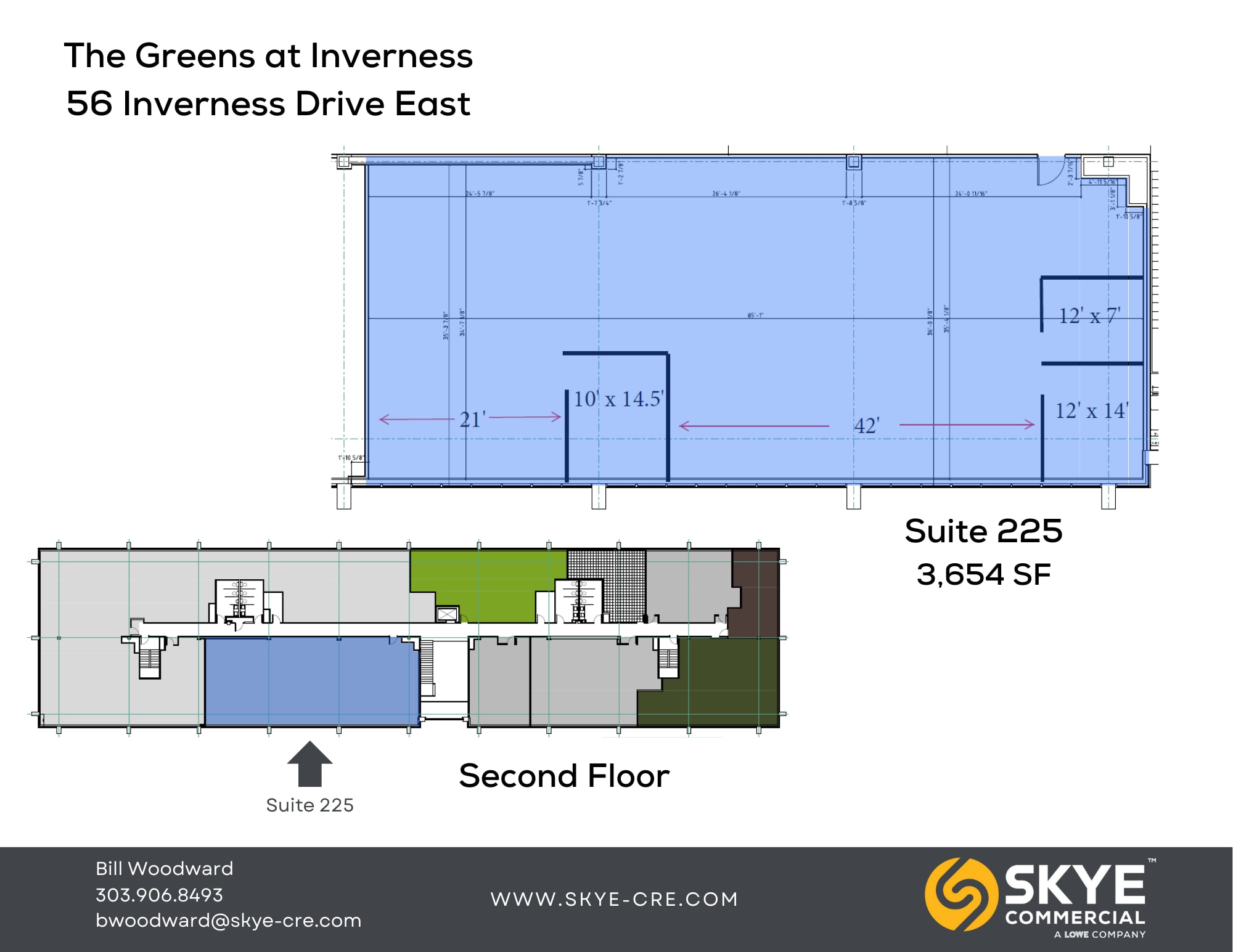 56 Inverness Dr E, Englewood, CO à louer Plan d’étage– Image 1 sur 1