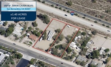 18938 Cajon Blvd, San Bernardino, CA - Vue aérienne vue de carte - Image1
