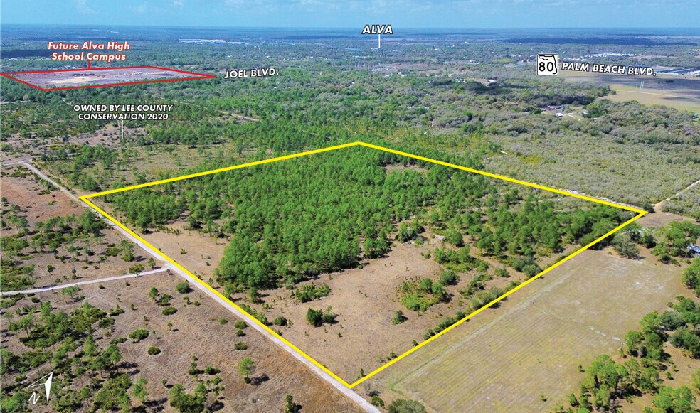 Alva 40 Ln, Alva, FL à vendre - Aérien – Image 3 sur 4