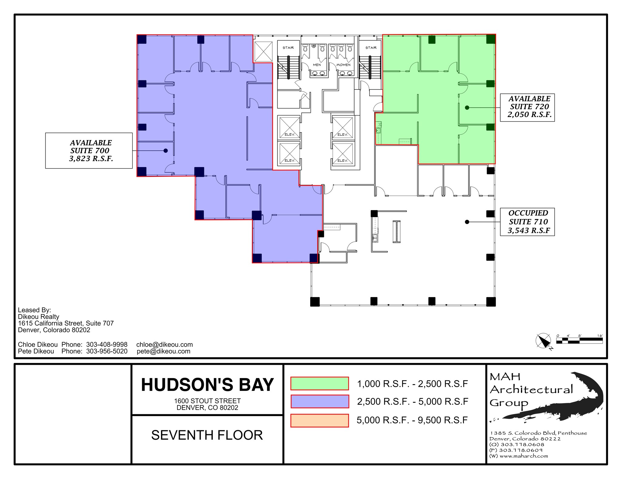 1600 Stout St, Denver, CO à louer Plan de site– Image 1 sur 1