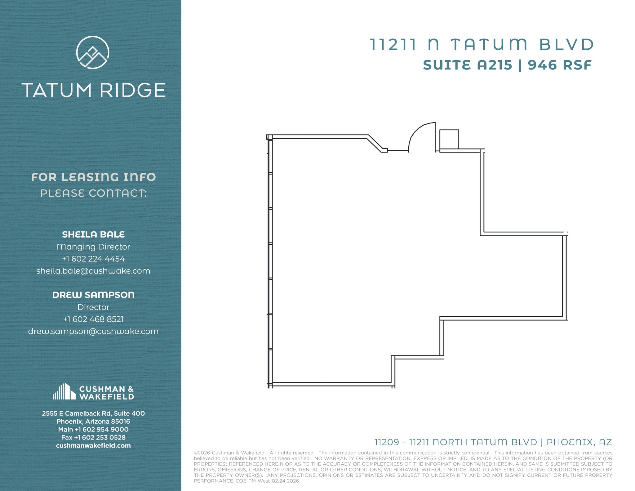 11209 N Tatum Blvd, Phoenix, AZ à louer Plan de site– Image 1 sur 1