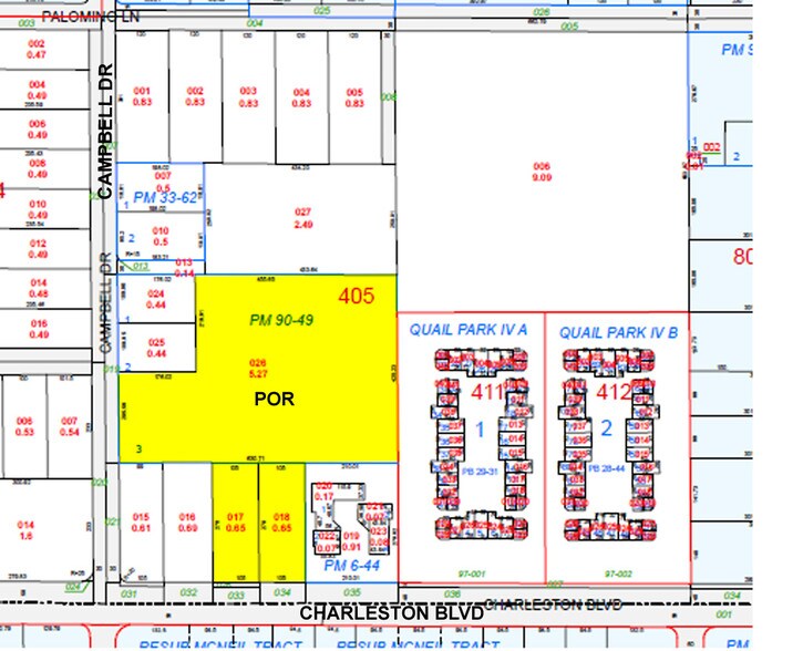 3016 W Charleston Blvd, Las Vegas, NV à louer - Plan cadastral – Image 3 sur 9