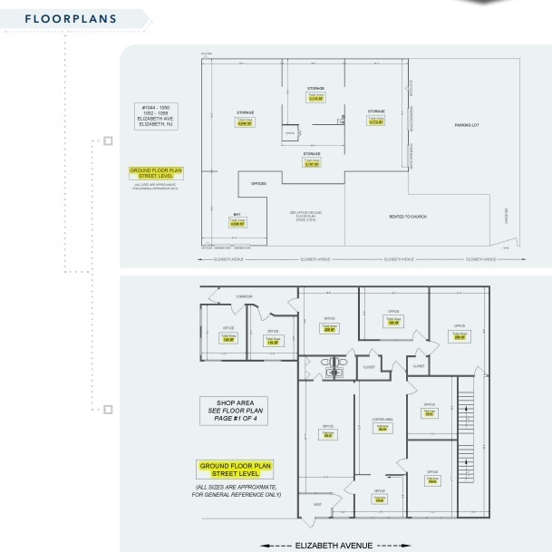 1050 Elizabeth Ave, Elizabeth, NJ à louer Plan d’étage– Image 1 sur 1