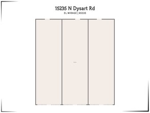 15235 N Dysart Rd, El Mirage, AZ à louer Plan d’étage– Image 2 sur 6