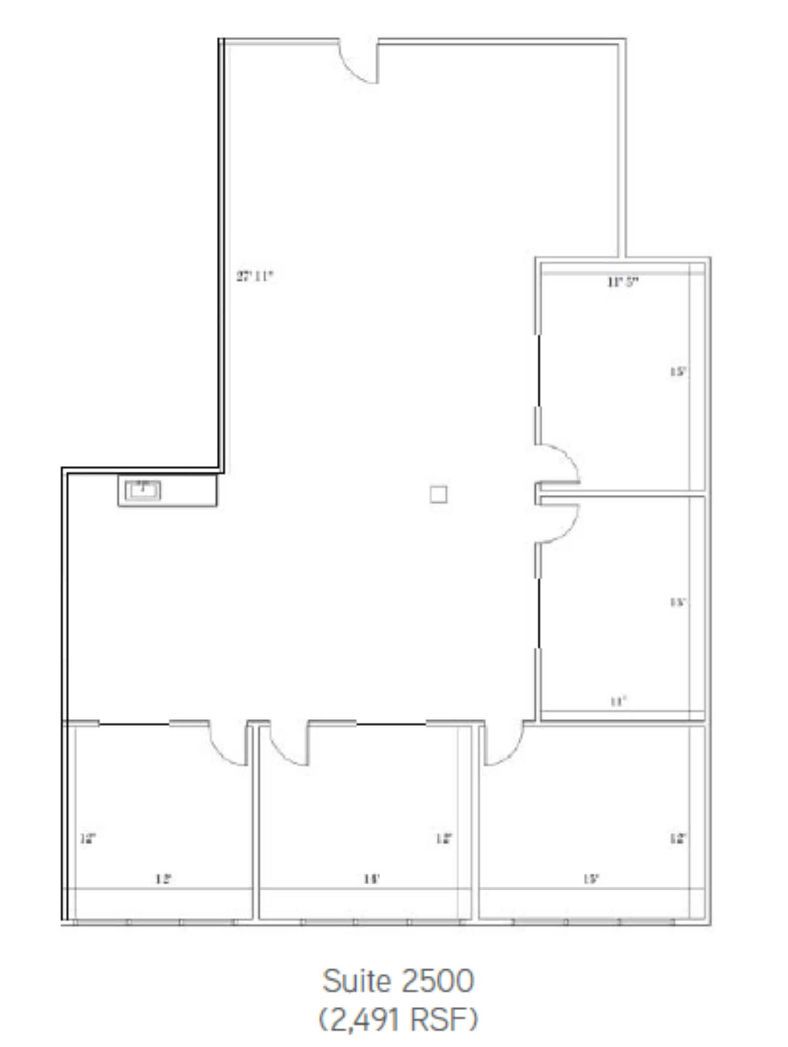 5440 Morehouse Dr, San Diego, CA à louer Plan d’étage– Image 1 sur 1