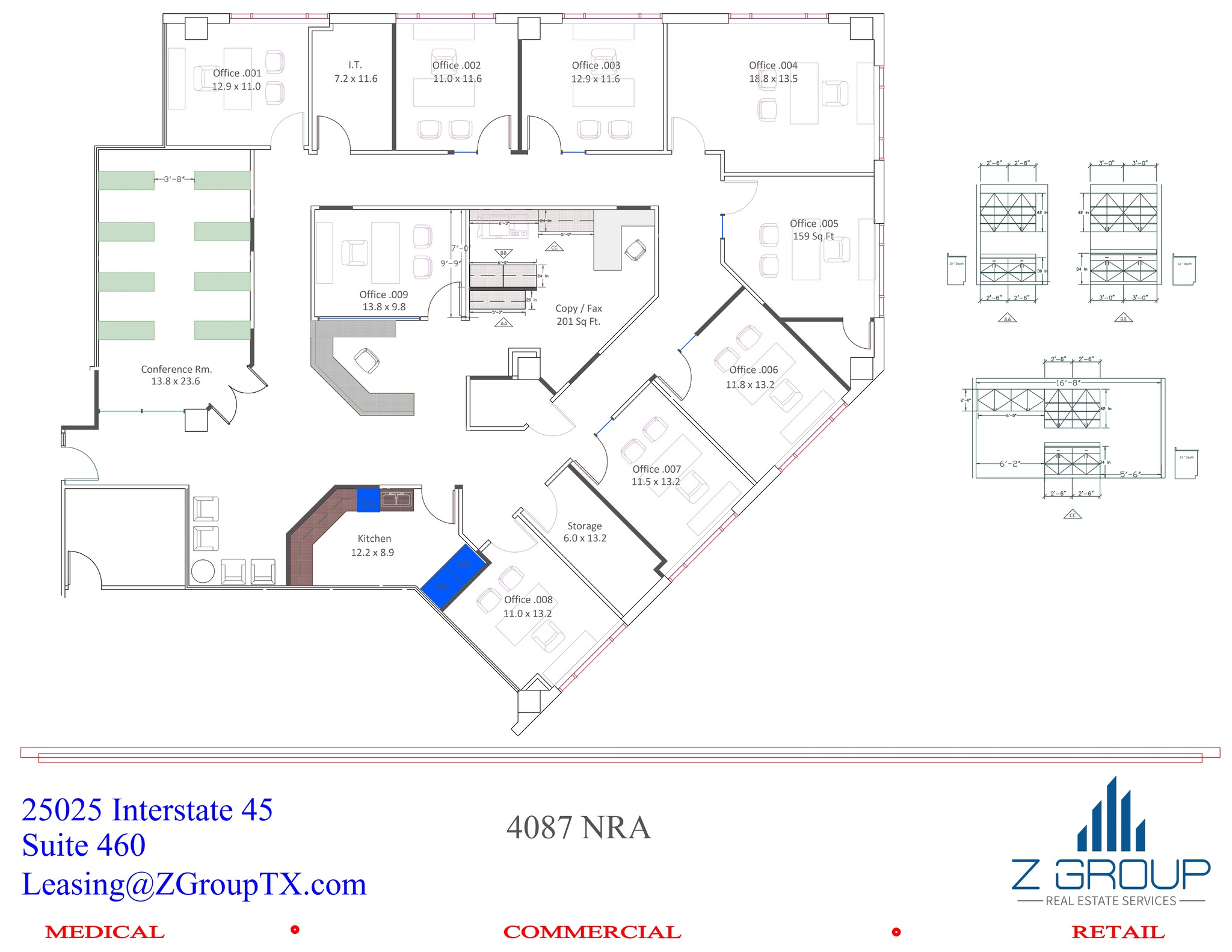 25025 N I-45 Fwy, The Woodlands, TX à louer Plan de site– Image 1 sur 1