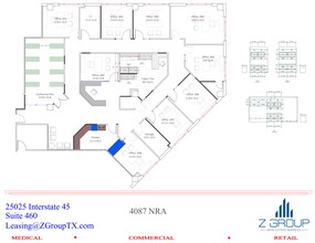 25025 N I-45 Fwy, The Woodlands, TX à louer Plan de site– Image 1 sur 1