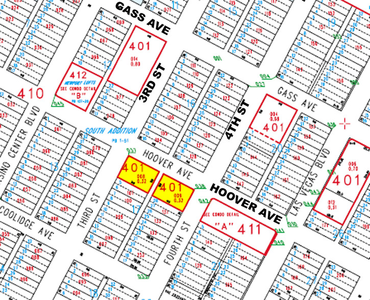 900 S 4TH St, Las Vegas, NV à louer - Plan cadastral – Image 2 sur 38