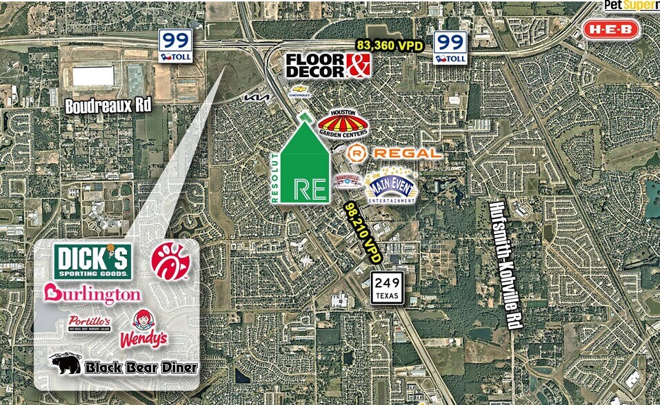 24914 SH 249, Tomball, TX à louer - Plan de site – Image 3 sur 4