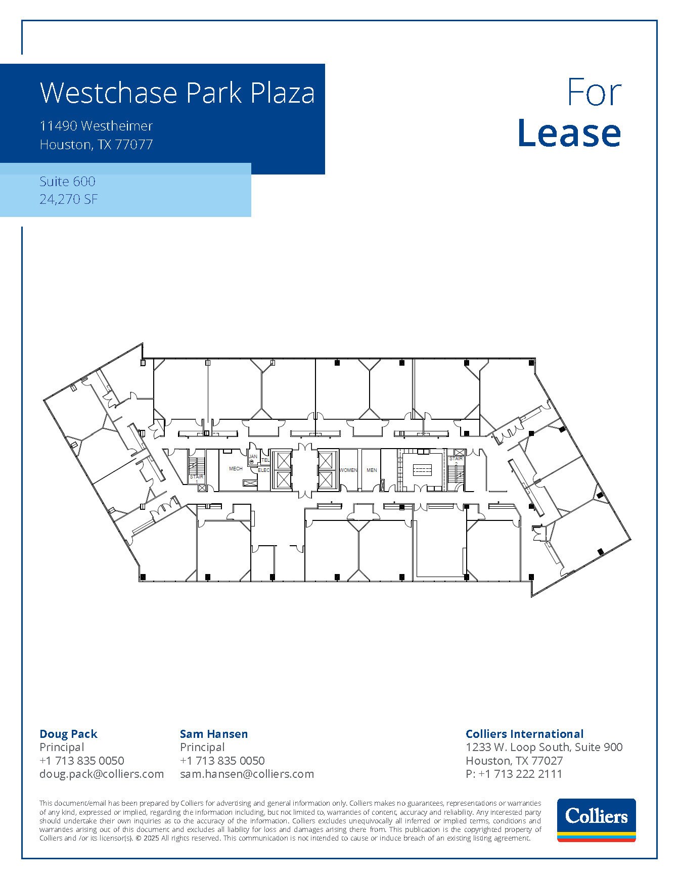 11490 Westheimer Rd, Houston, TX à louer Plan d’étage– Image 1 sur 1
