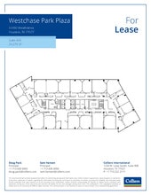 11490 Westheimer Rd, Houston, TX à louer Plan d’étage– Image 1 sur 1