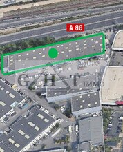 La Courneuve - Vue aérienne  vue de carte