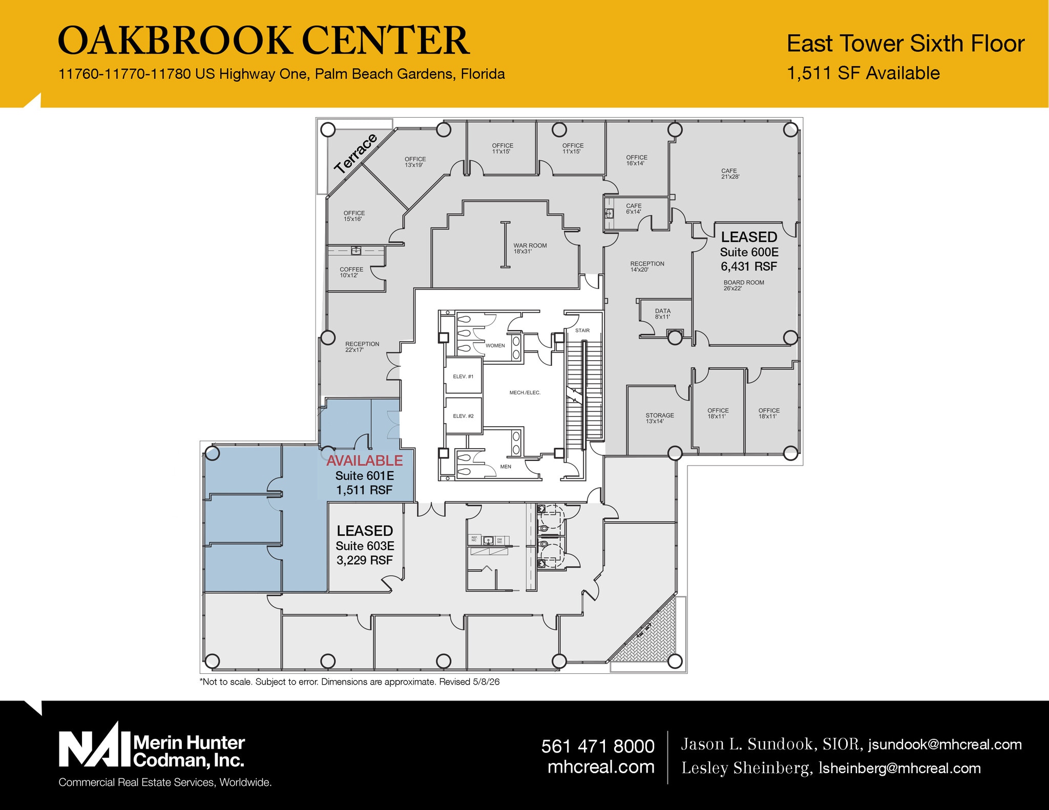 11780 US Highway 1, Palm Beach Gardens, FL à louer Plan d’étage– Image 1 sur 2