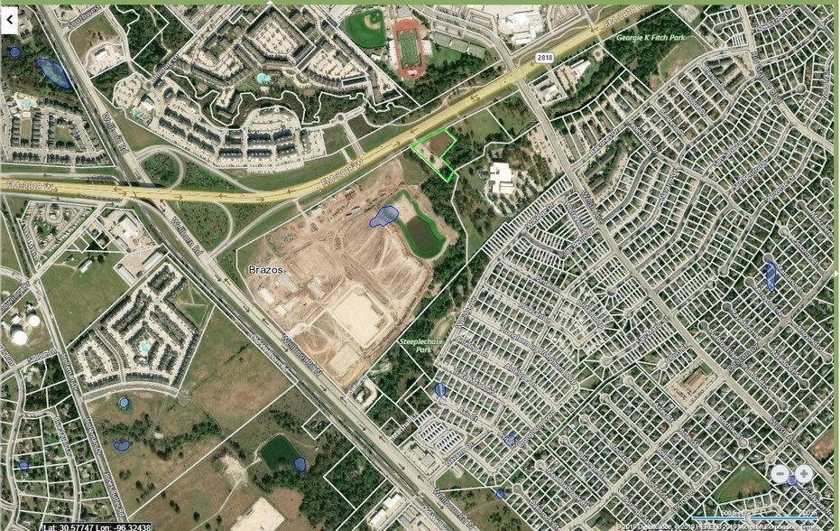 1726 Harvey Mitchell Pky, College Station, TX à vendre - Aérien – Image 2 sur 11