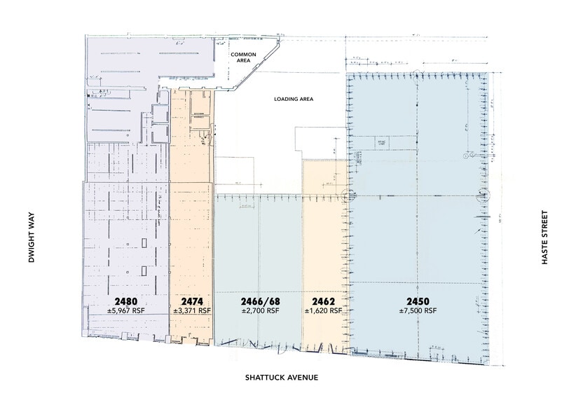 2450 Shattuck Ave, Berkeley, CA à louer - Plan d’étage – Image 3 sur 29