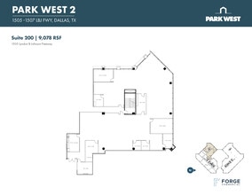 1501-1507 Lyndon B Johnson Fwy, Dallas, TX à louer Plan d’étage– Image 1 sur 1