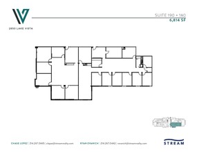 2850 Lake Vista Dr, Lewisville, TX à louer Plan d’étage– Image 2 sur 2