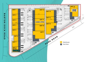 103 Barton Dock Rd, Manchester à louer Plan de site– Image 2 sur 4