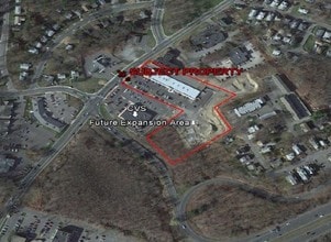 1249 W Main St, Waterbury, CT - Vue aérienne vue de carte - Image1