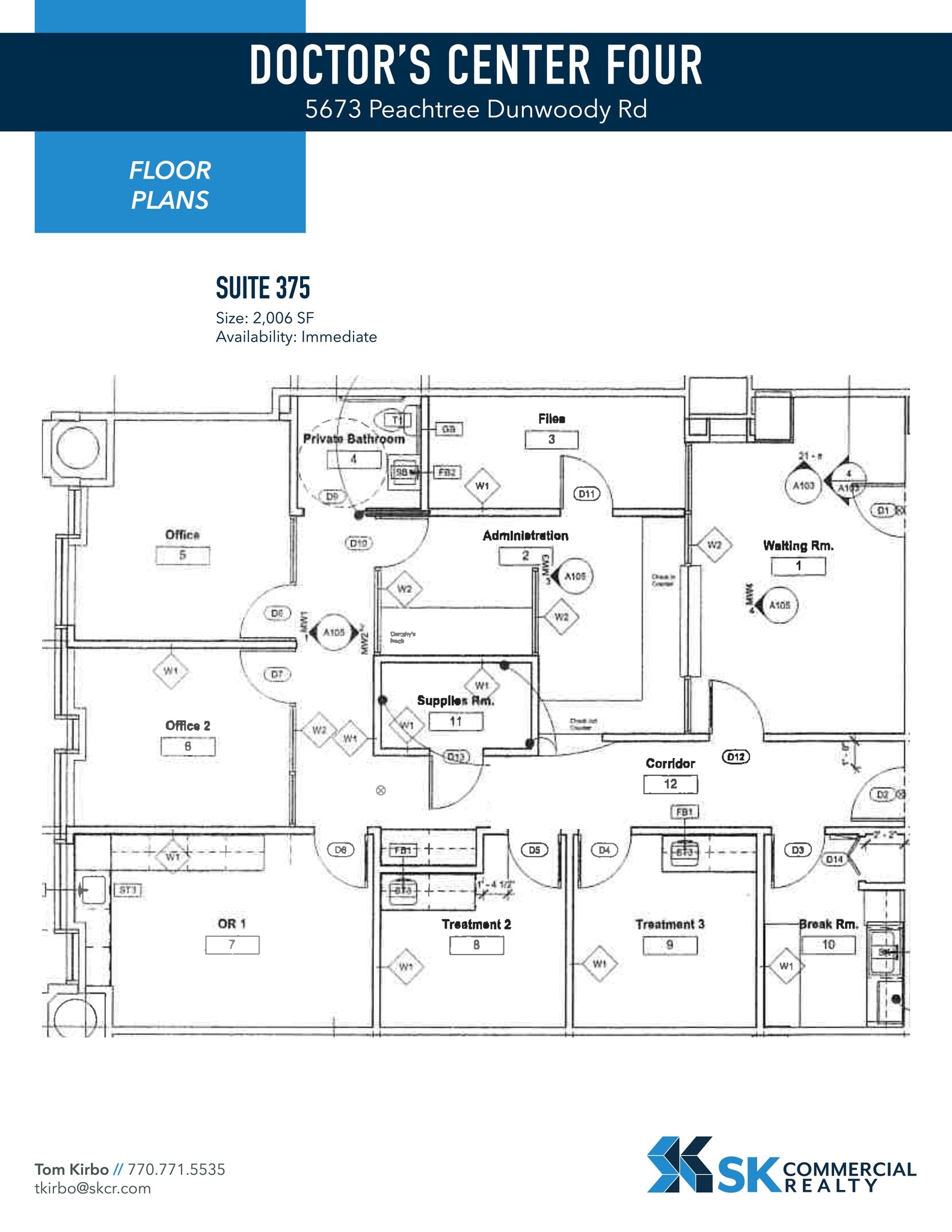 5673 Peachtree Dunwoody Rd NE, Atlanta, GA à louer Plan de site– Image 1 sur 1
