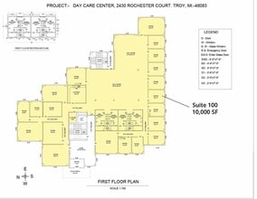 2430 Rochester Ct, Troy, MI à louer Plan d’étage– Image 1 sur 1