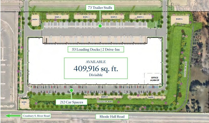 908 Cranbury South River Rd, Monroe Township, NJ à louer Plan d’étage– Image 1 sur 1