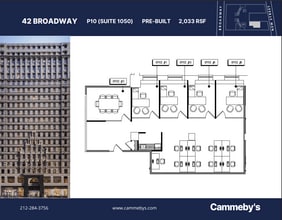 42 Broadway, New York, NY à louer Plan d’étage– Image 1 sur 1