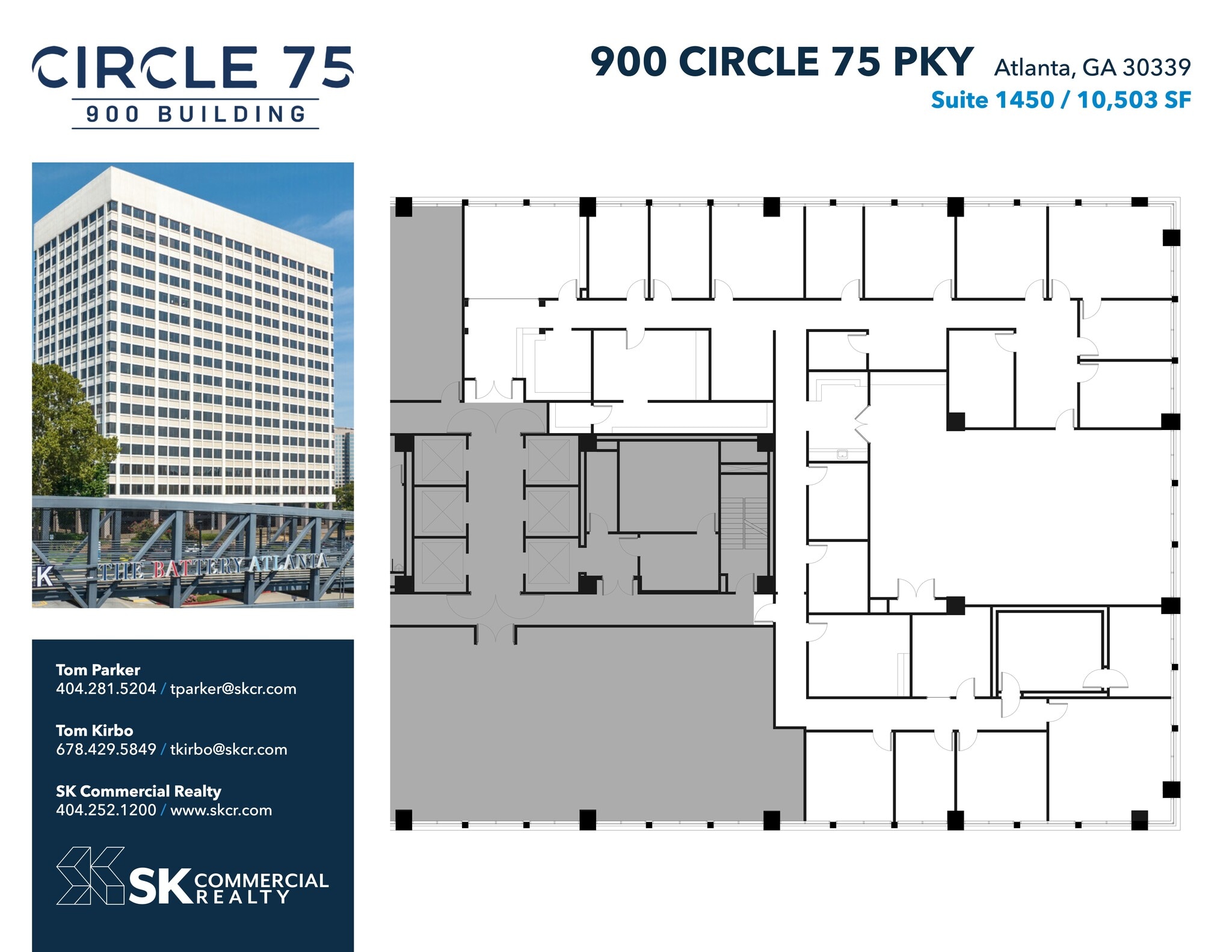 900 Circle 75 Pky SE, Atlanta, GA à louer Plan de site– Image 1 sur 1