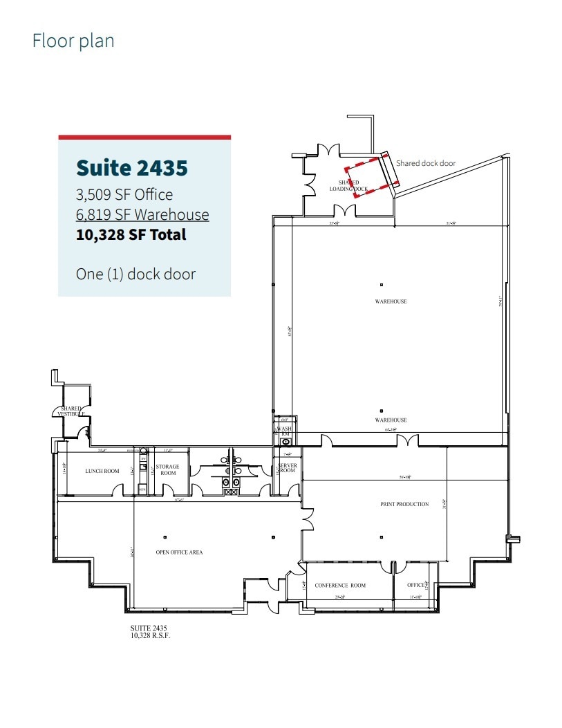 2405-2495 Xenium Ln N, Plymouth, MN à louer Plan d’étage– Image 1 sur 1