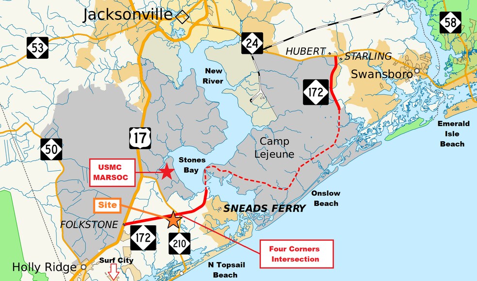 1934 Hwy-172, Sneads Ferry, NC à louer - Photo principale – Image 2 sur 6