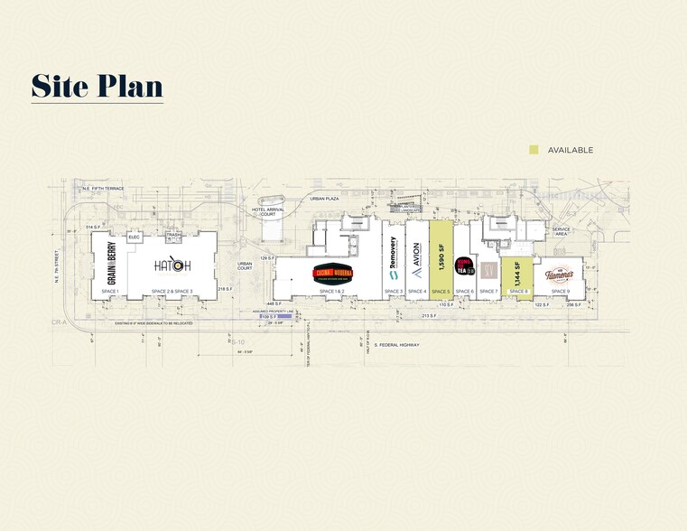 701 N Federal Hwy, Fort Lauderdale, FL à louer - Plan de site – Image 2 sur 4