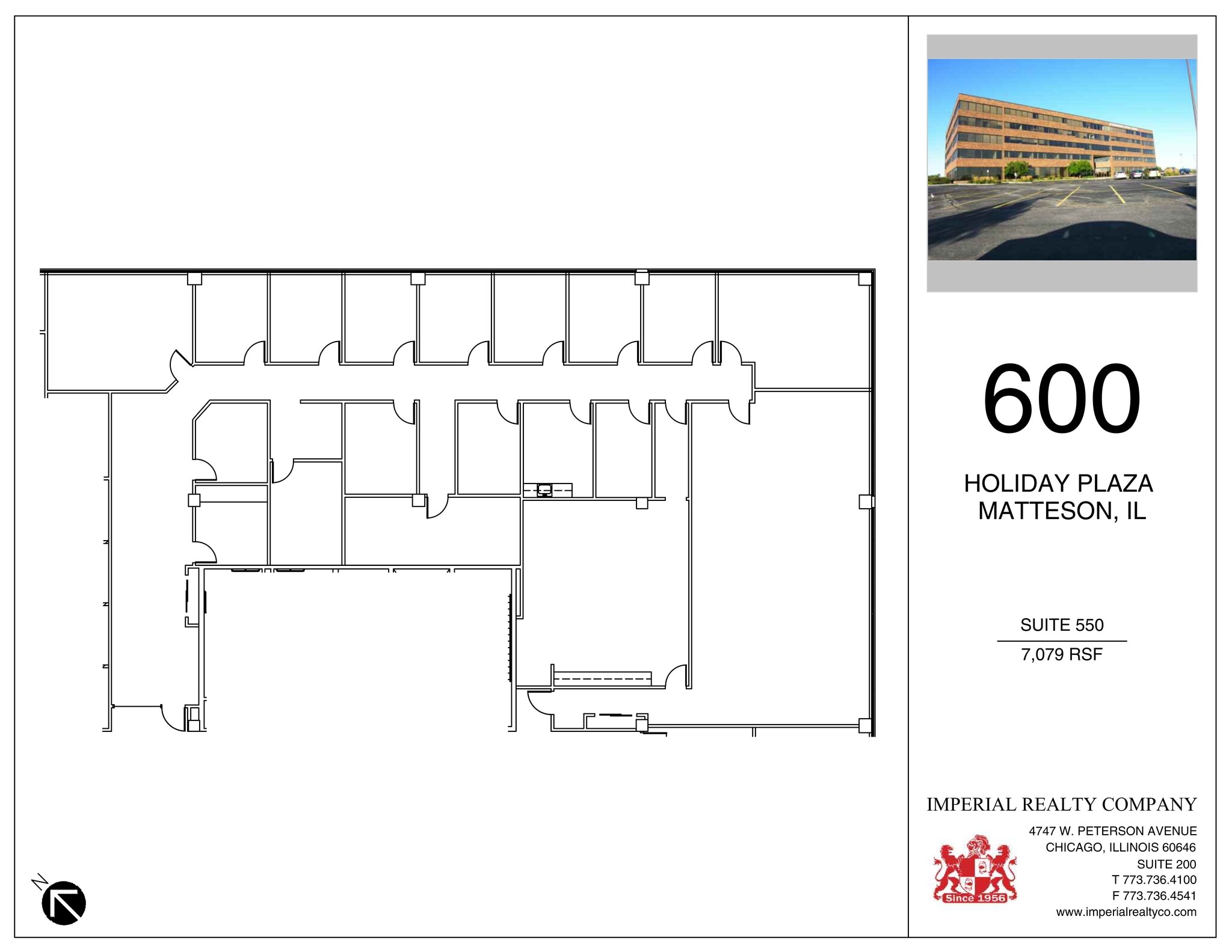 600 Town Center Rd, Matteson, IL à louer Plan de site– Image 1 sur 6