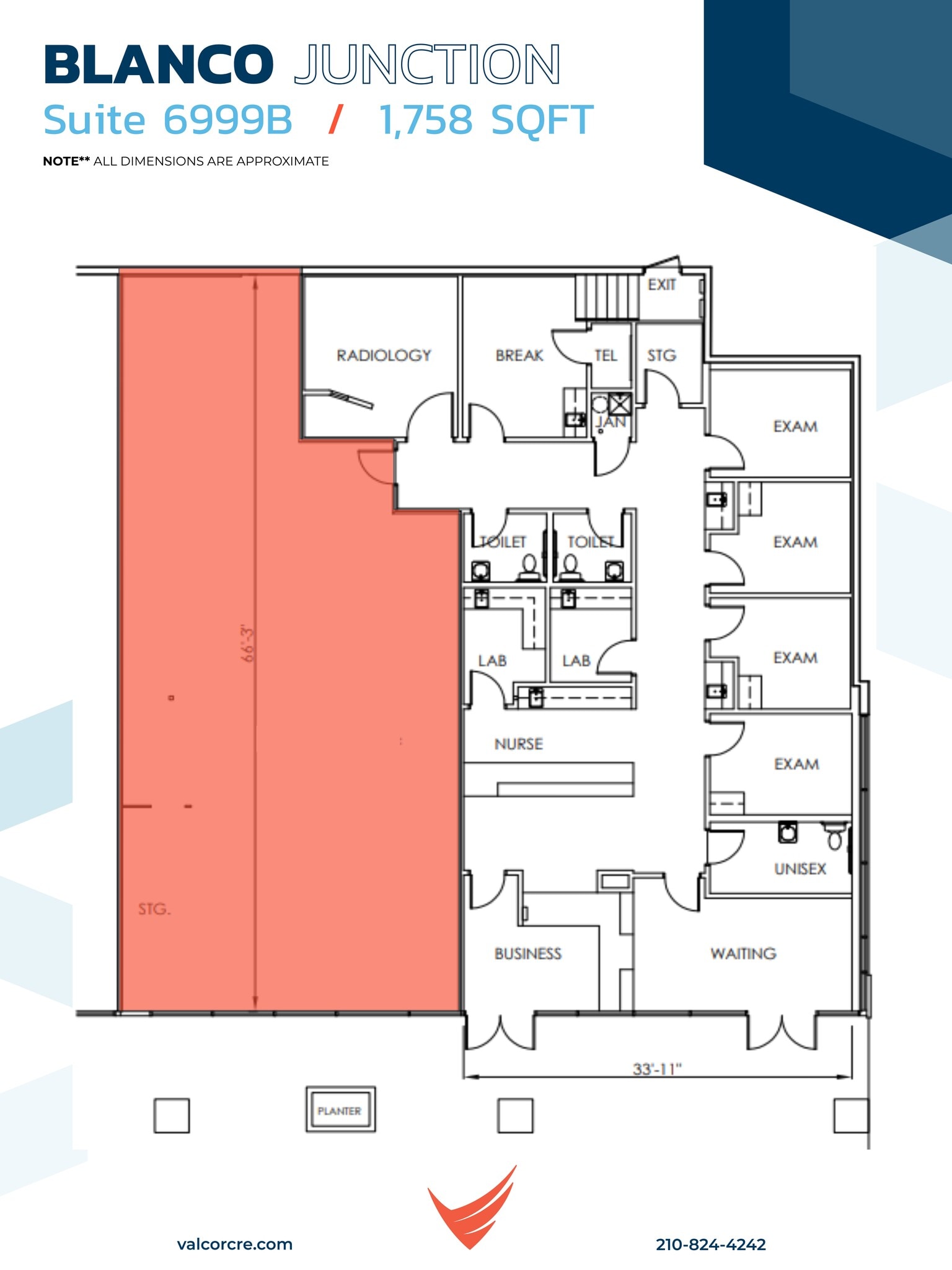 6900-6999 Blanco Rd, San Antonio, TX à louer Plan de site– Image 1 sur 1