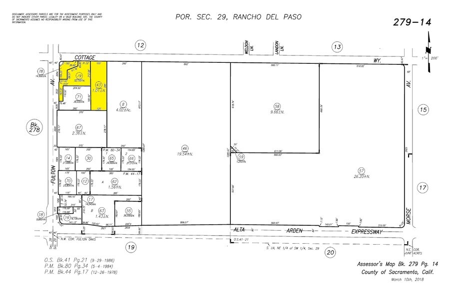 2052 Fulton Ave, Sacramento, CA à vendre - Plan cadastral – Image 3 sur 3