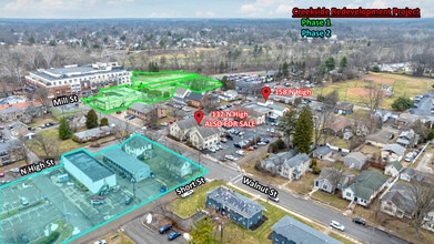 132 N High St, Gahanna, OH - Vue aérienne  vue de carte - Image1