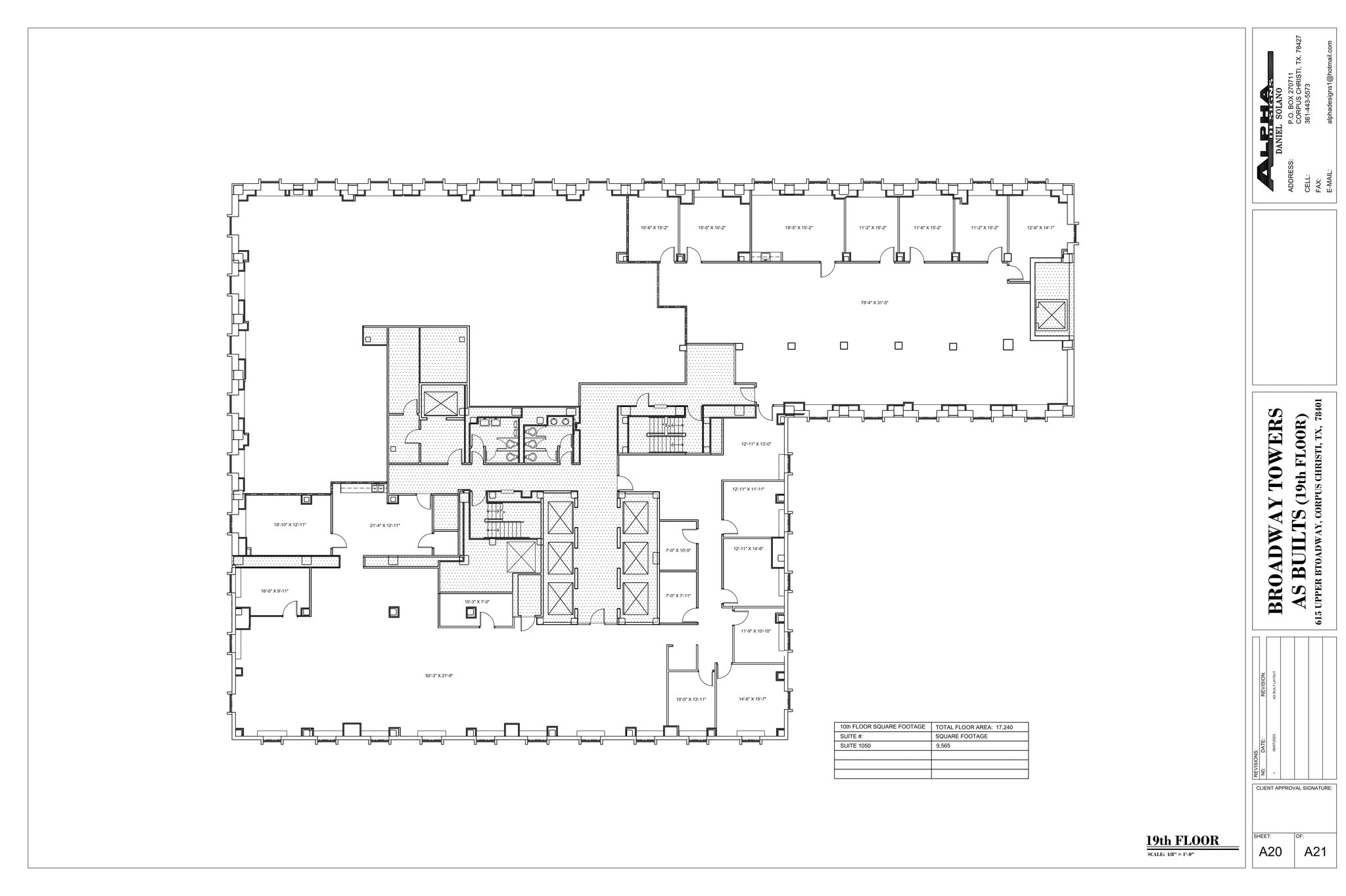 615 N Upper Broadway St, Corpus Christi, TX à louer Plan de site– Image 1 sur 14