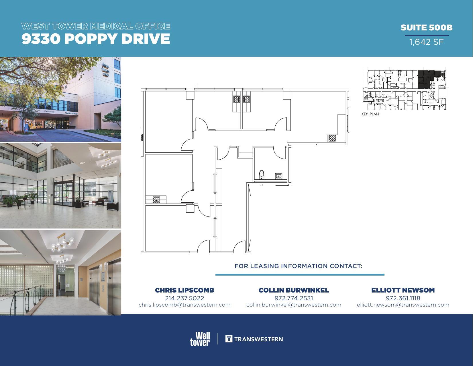 9330 Poppy Dr, Dallas, TX à louer Plan d’étage– Image 1 sur 1