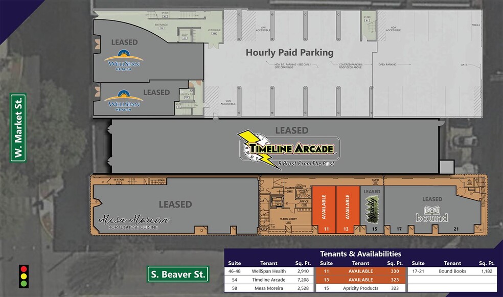 56-58 W Market St, York, PA à louer - Plan de site – Image 2 sur 6