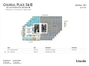 2111 Wilson Blvd, Arlington, VA à louer Plan d’étage– Image 1 sur 1