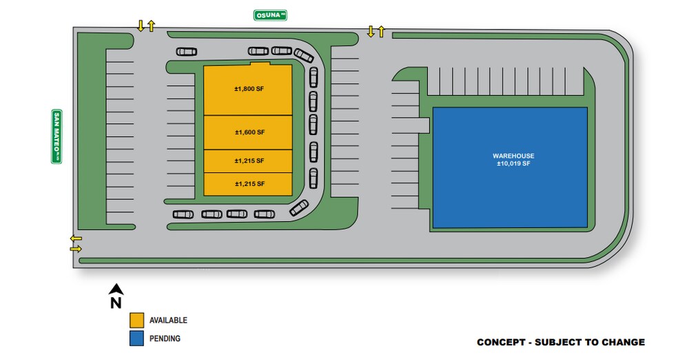 6000 San Mateo Blvd NE, Albuquerque, NM à louer - Plan d’étage – Image 3 sur 3