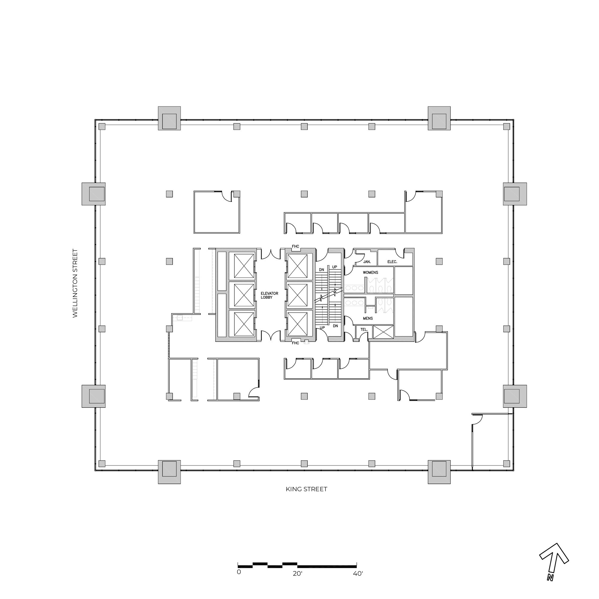 380 Wellington St, London, ON à louer Plan d’étage– Image 1 sur 1