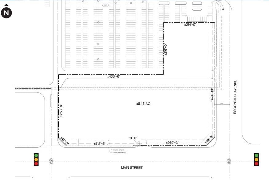 NEC I-15 & Main St, Hesperia, CA à louer - Plan de site – Image 2 sur 3