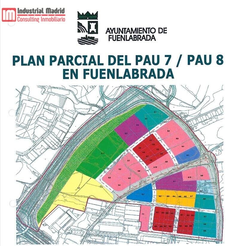 Terrain dans Fuenlabrada, Madrid à vendre Plan de site– Image 1 sur 2