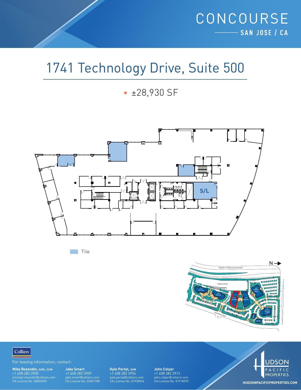 224 Airport Pkwy, San Jose, CA à louer Plan d’étage– Image 1 sur 1