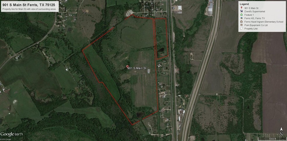 901 S Main St, Ferris, TX à louer - Photo principale – Image 1 sur 2