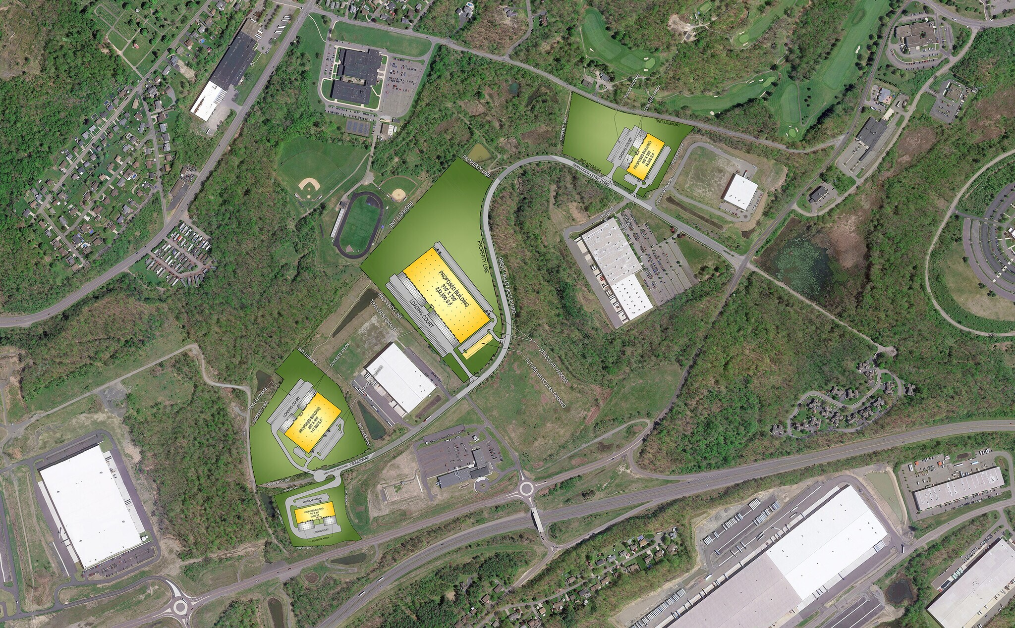 160 Great Valley Blvd, Hanover Township, PA à louer Aérien– Image 1 sur 2