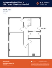 7301 N University Dr, Tamarac, FL à louer Plan d’étage– Image 1 sur 1
