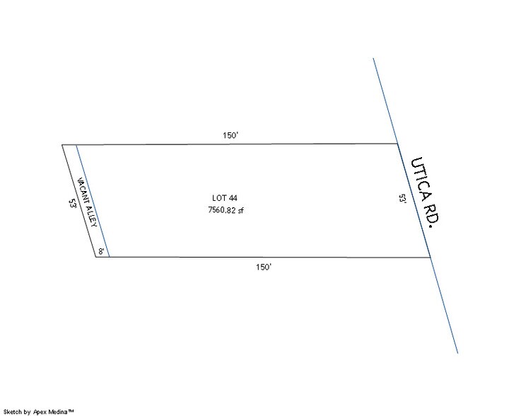 0 Utica, Fraser, MI à vendre - Plan d’étage – Image 2 sur 3