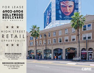 Plus de détails pour 6904-6912 Hollywood Blvd, Los Angeles, CA - Local commercial à louer